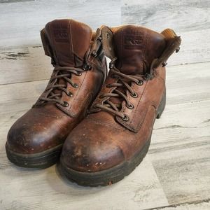 Timberland PRO TITAN Womens Leather Safety Toe Work Boots Size 10M 26388 5628